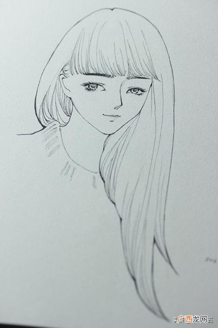 素描画简单，素描画女孩、男孩、风景大全精选