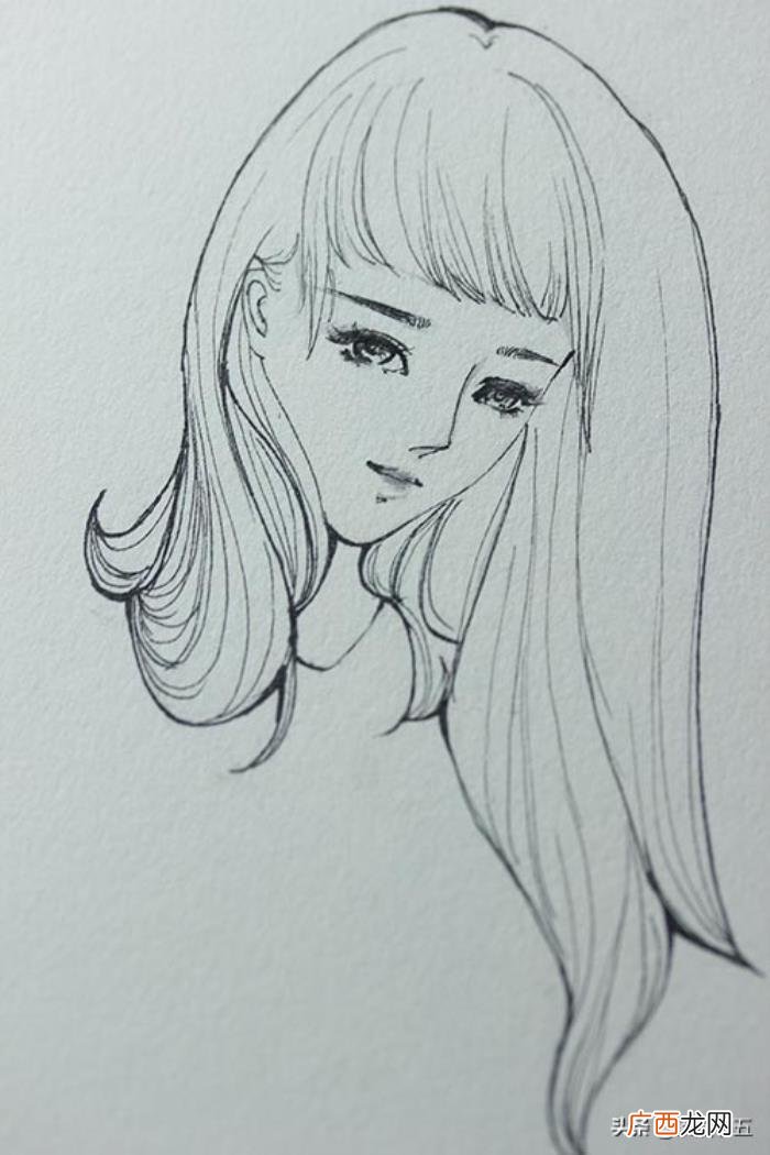 素描画简单，素描画女孩、男孩、风景大全精选