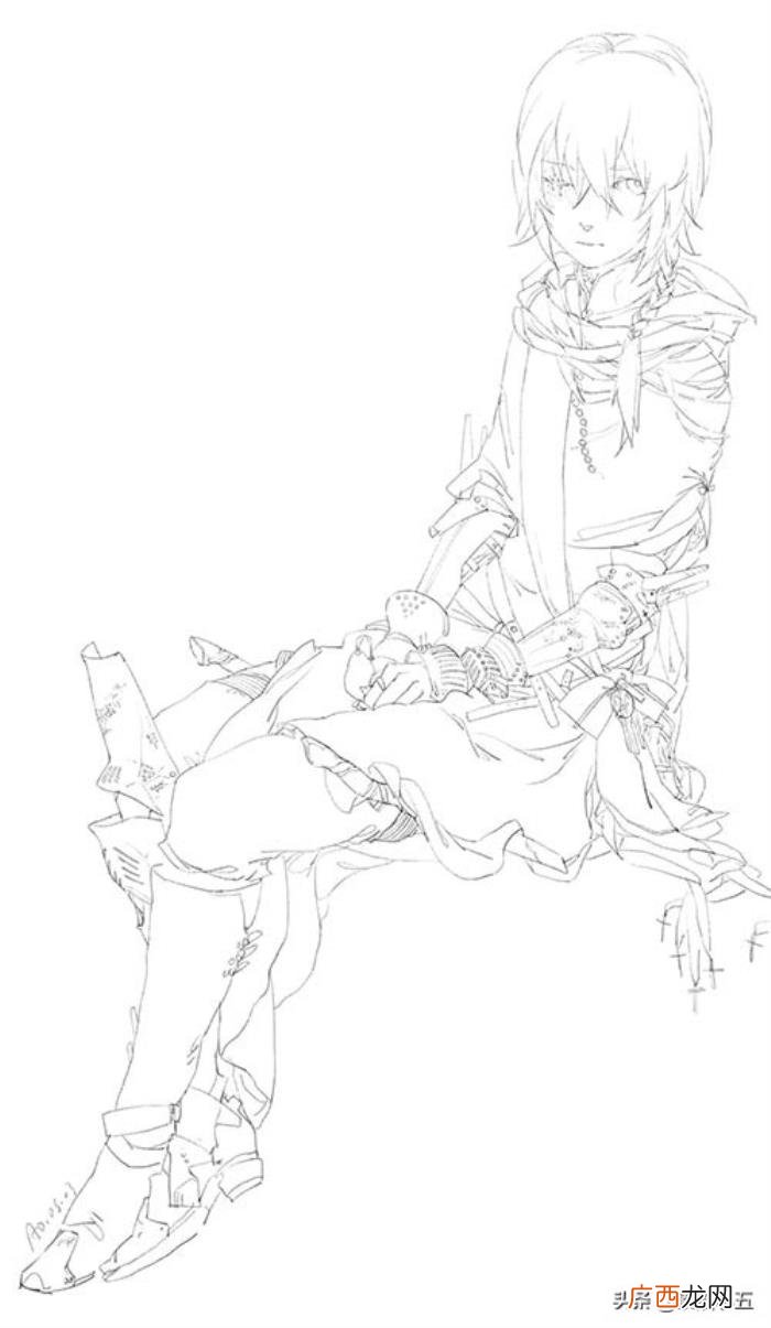 素描画简单，素描画女孩、男孩、风景大全精选