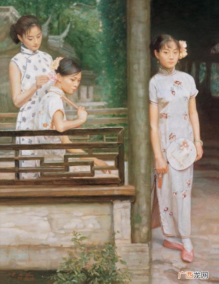 著名画家陈逸飞的胞弟 油画陈逸飞，陈逸鸣油画作品欣赏