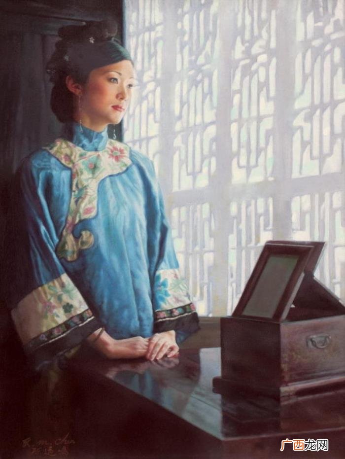著名画家陈逸飞的胞弟 油画陈逸飞，陈逸鸣油画作品欣赏