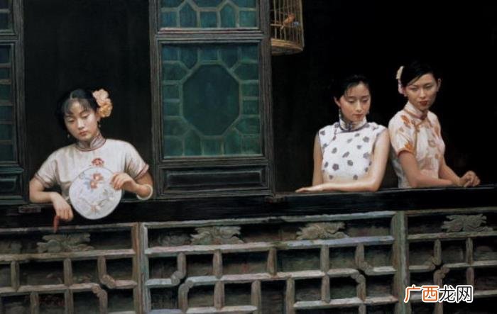著名画家陈逸飞的胞弟 油画陈逸飞，陈逸鸣油画作品欣赏