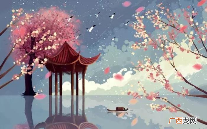 唯美桃花古诗词名句 赞美桃花的优美句子
