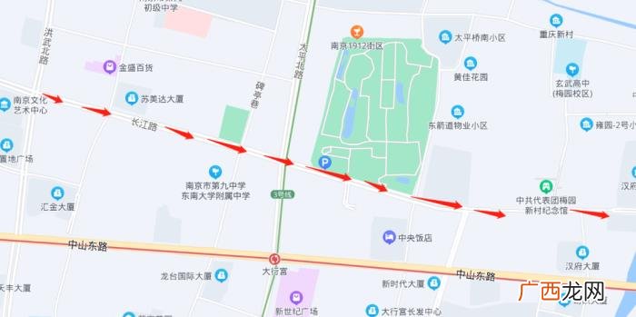 南京新街口，18号线站点初定&amp;amp;南京城市原点有戏