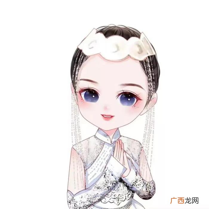 手绘头像女，一张张美丽冻龄的卡通女生微信头像