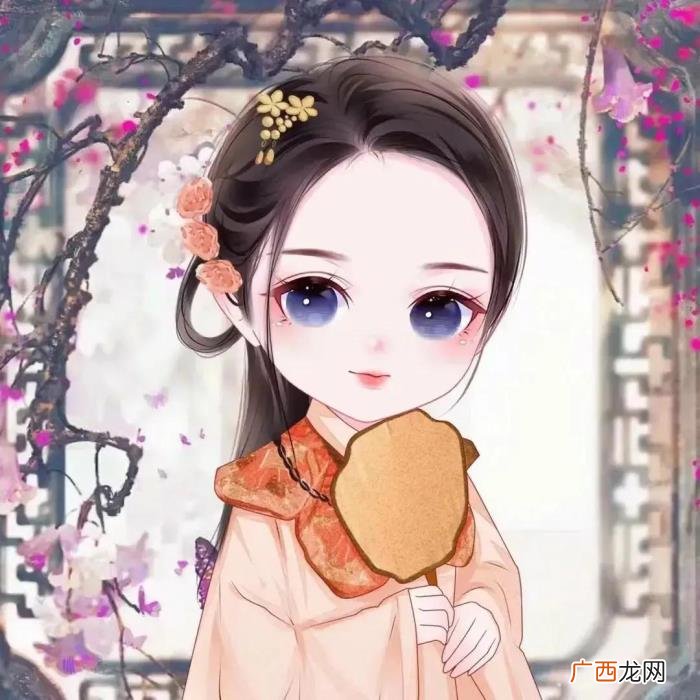 手绘头像女，一张张美丽冻龄的卡通女生微信头像