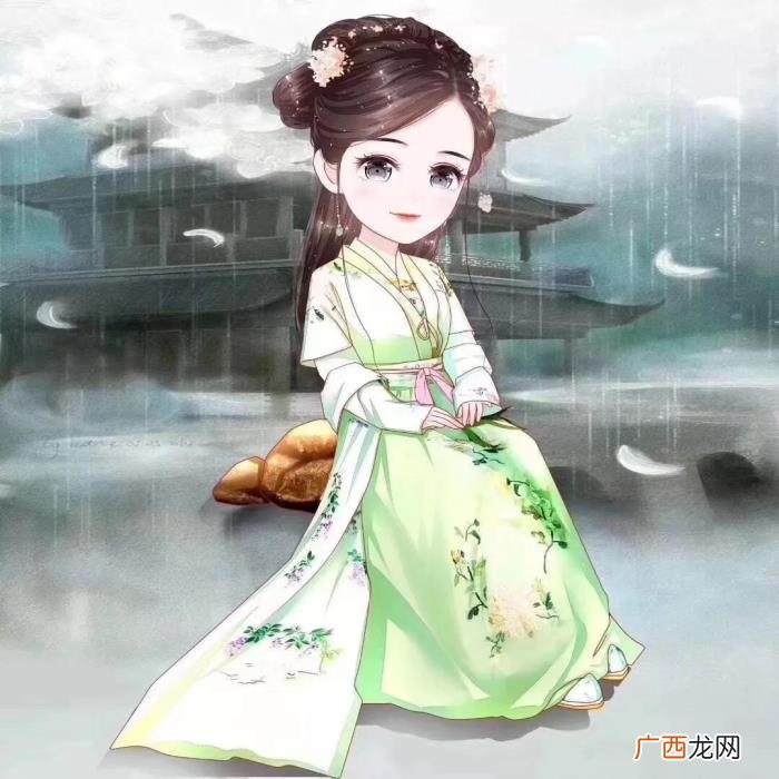 手绘头像女，一张张美丽冻龄的卡通女生微信头像
