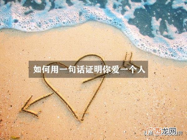爱上一个人的句子，一句话证明你爱一个人的句子记得收藏