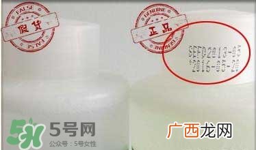 千纤草丝瓜水真假鉴别对比图
