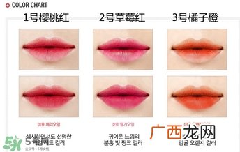 伊思染唇液色号 its skin伊思染唇液试色