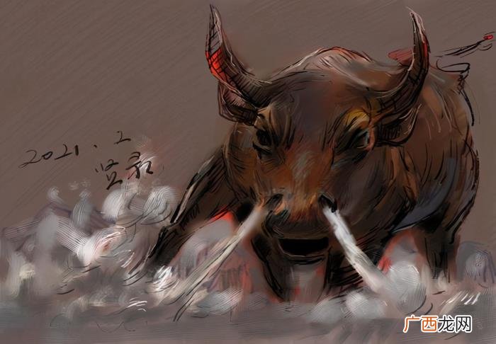 画牛的生肖，画说福牛贺新春2021生肖画牛作品欣赏