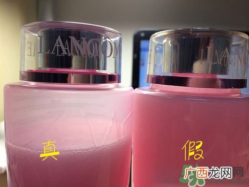 兰蔻粉水真假怎么辨别?兰蔻粉水真假鉴别图