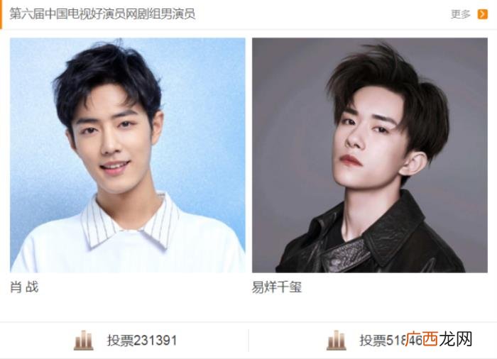 为肖战投票，中国电视好演员榜单投票肖战破20万