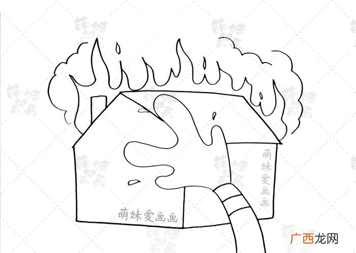 简笔画大全，含文字内容的消防手抄报及简笔画合集