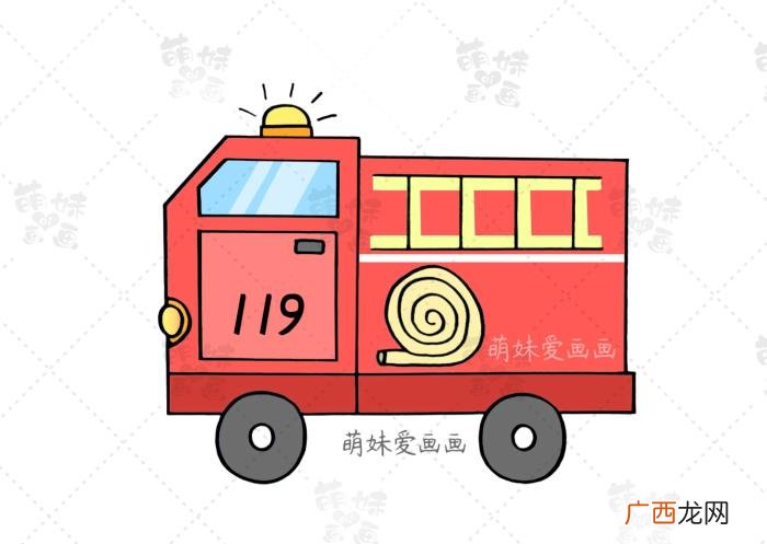 简笔画大全，含文字内容的消防手抄报及简笔画合集