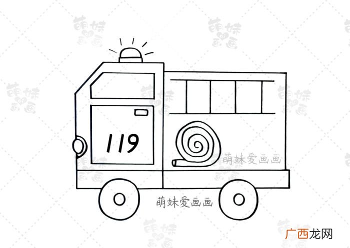 简笔画大全，含文字内容的消防手抄报及简笔画合集