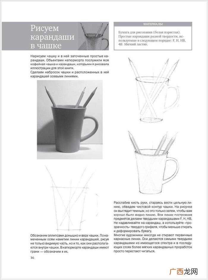 参考资料 素描画初学，适合初学者的简单素描绘画课程