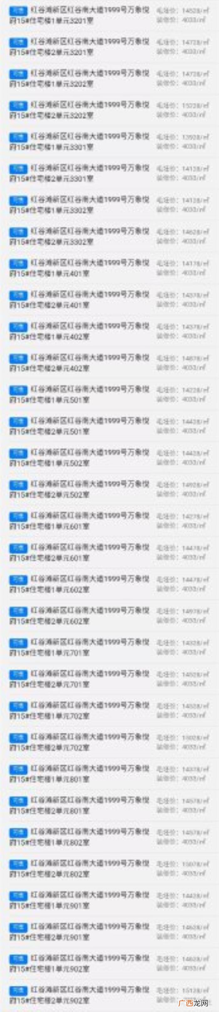 万象城悦府,华润万象城悦府5栋楼一房一价表出炉