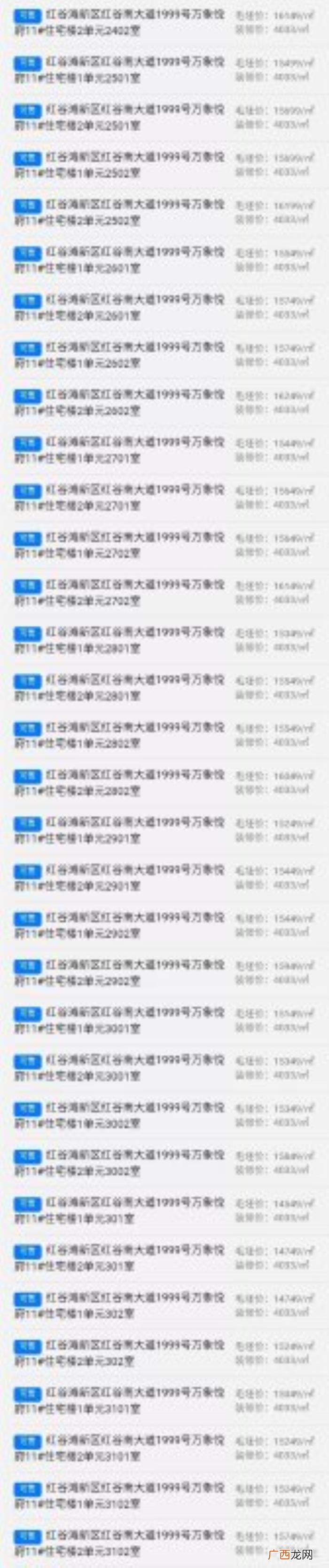 万象城悦府,华润万象城悦府5栋楼一房一价表出炉