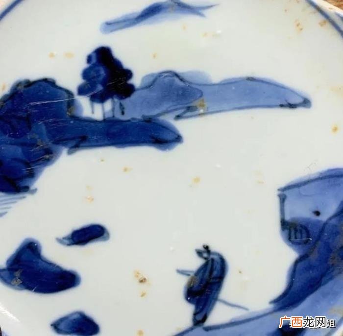 山水青花瓷，青花瓷片上那些美丽的山水、人物及风景
