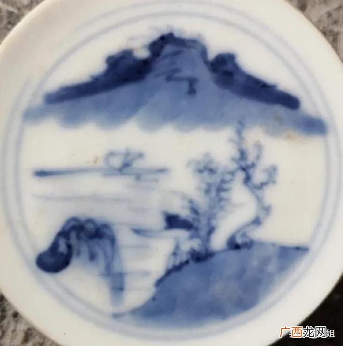 山水青花瓷，青花瓷片上那些美丽的山水、人物及风景
