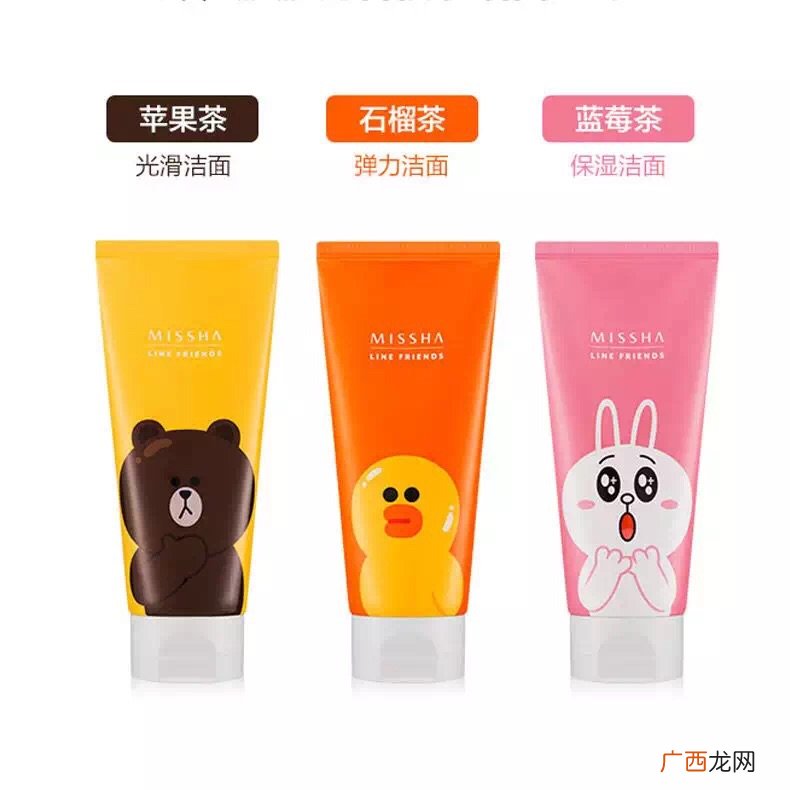 missha谜尚linefriends洗面奶真假辨别图对比