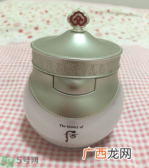 whoo后美白膏小样真假对比图 后美水分白膏小样真假辨别