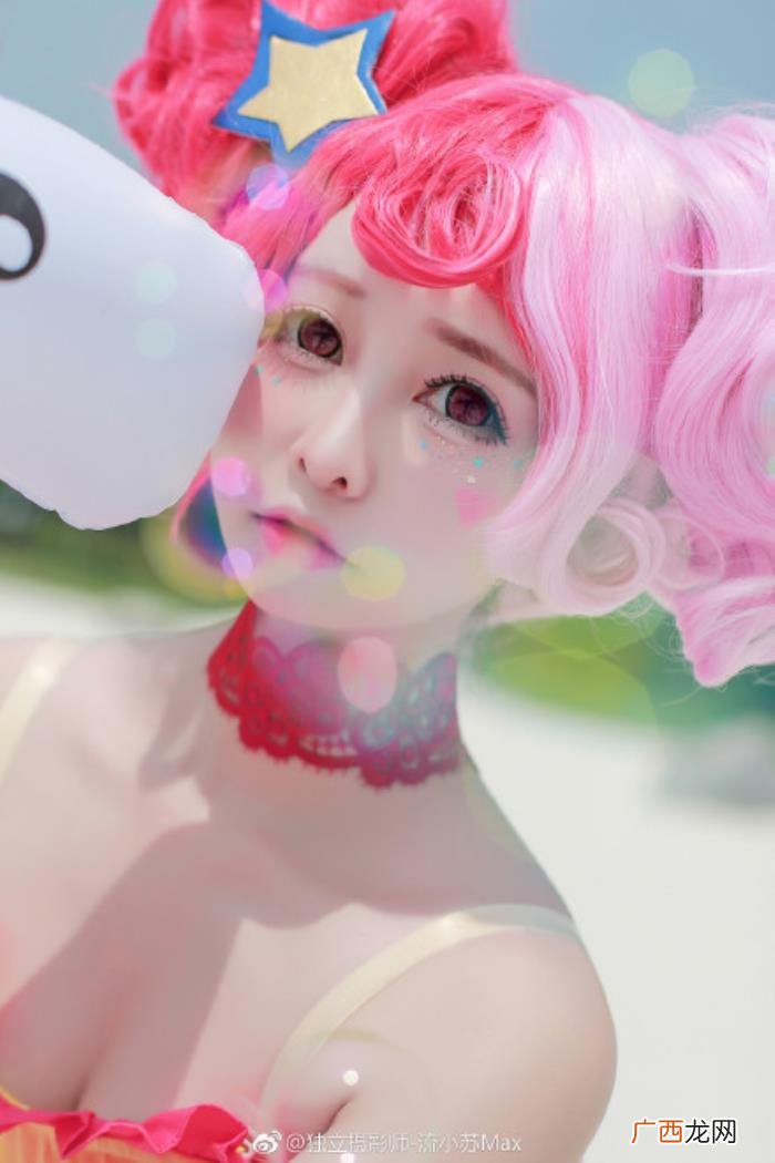 小乔可爱吗,cosplaycos小乔缤纷独角兽可爱卖萌独此一家