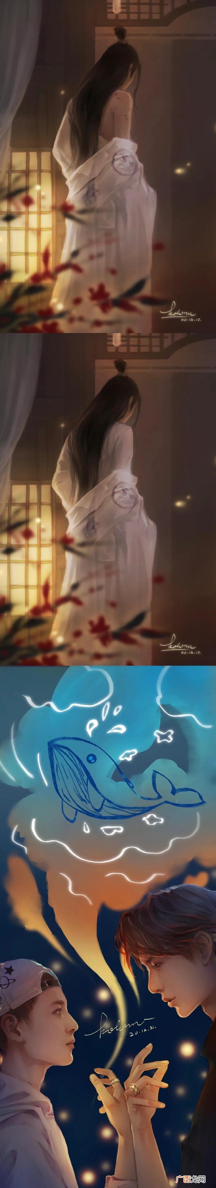 手绘王一博，关于肖战和王一博精美手绘插画画师