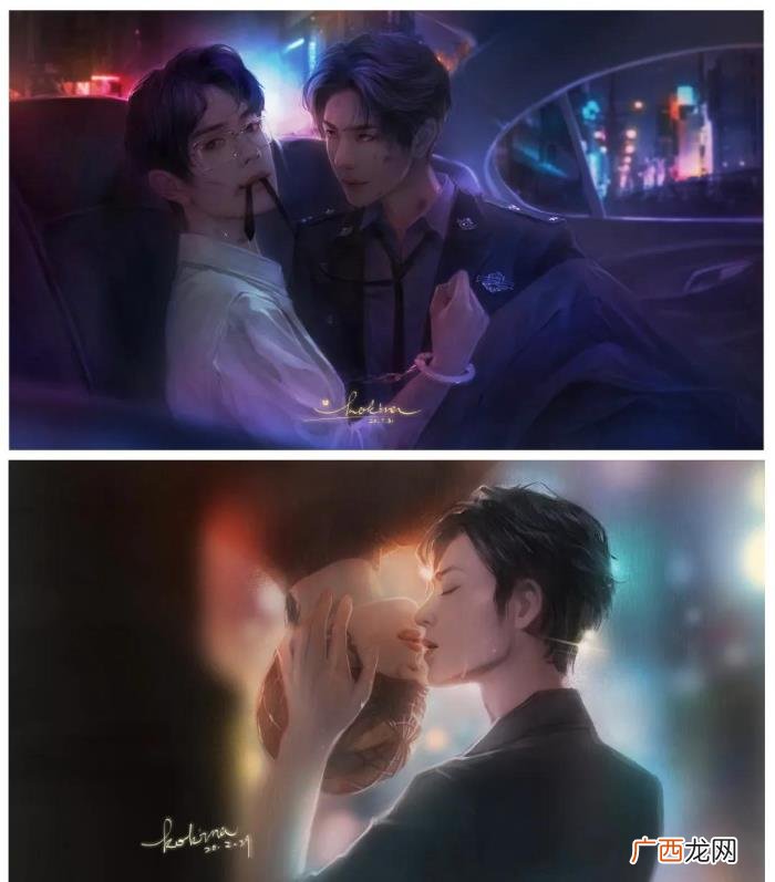 手绘王一博，关于肖战和王一博精美手绘插画画师