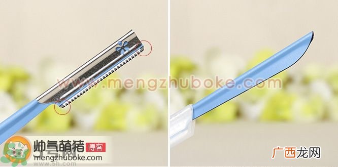 kai贝印修眉刀真假辨别图对比