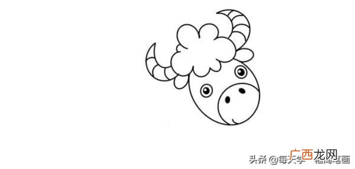 画牛简笔画，每天学一幅简笔画--卡通牛的画法简笔画图片