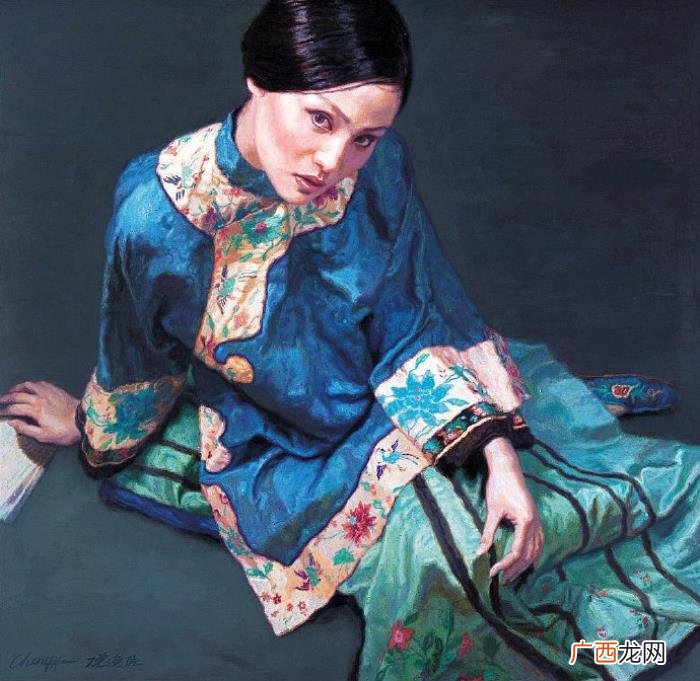 油画陈逸飞，著名画家陈逸飞的女性题材油画作品欣赏