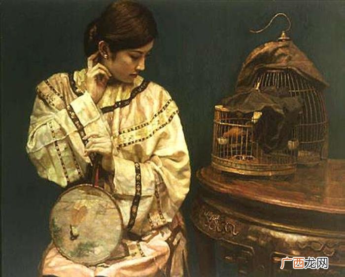油画陈逸飞，著名画家陈逸飞的女性题材油画作品欣赏
