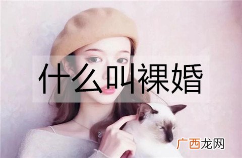 什么叫裸婚？裸婚的具体含义