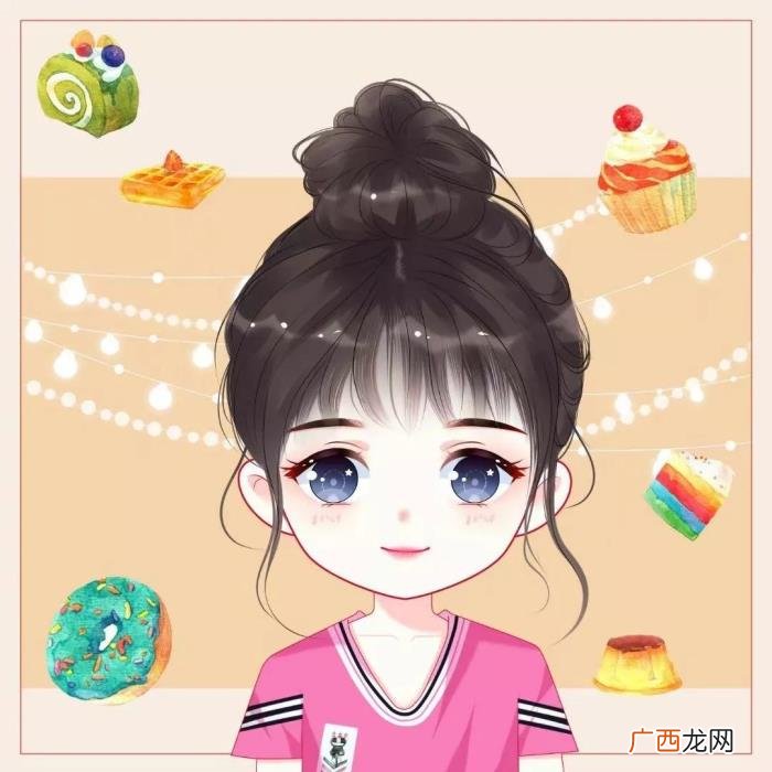 卡通头像女，一张张神仙又美丽的卡通女生微信头像