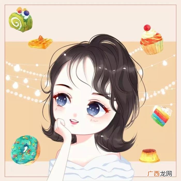 卡通头像女，一张张神仙又美丽的卡通女生微信头像