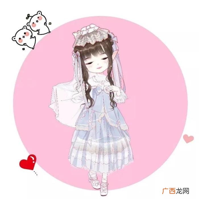 卡通头像女，一张张神仙又美丽的卡通女生微信头像