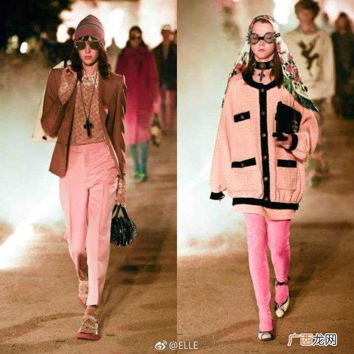 李宇春倪妮，Gucci品牌宠儿李宇春和倪妮出席早春时装秀