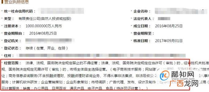 三种方法教你如何填写公司经营范围
