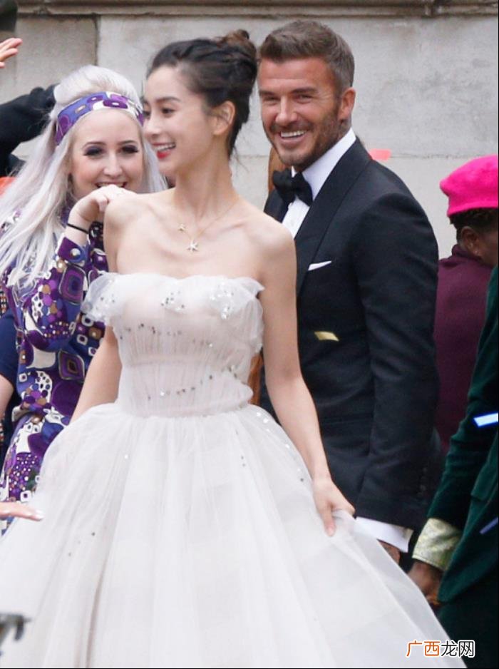 杨颖拍广告,杨颖贝克汉姆合作结婚派对主题的广告