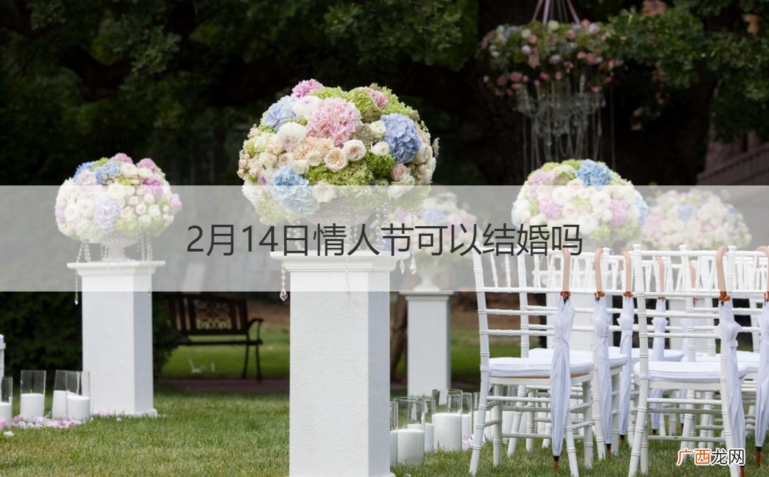 2月14日情人节可以结婚吗英文 2月14日情人节可以结婚吗