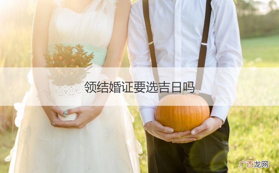 领结婚证要选吉日吗