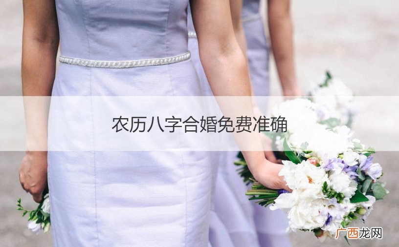 八字算命合婚免费 农历八字合婚免费准确