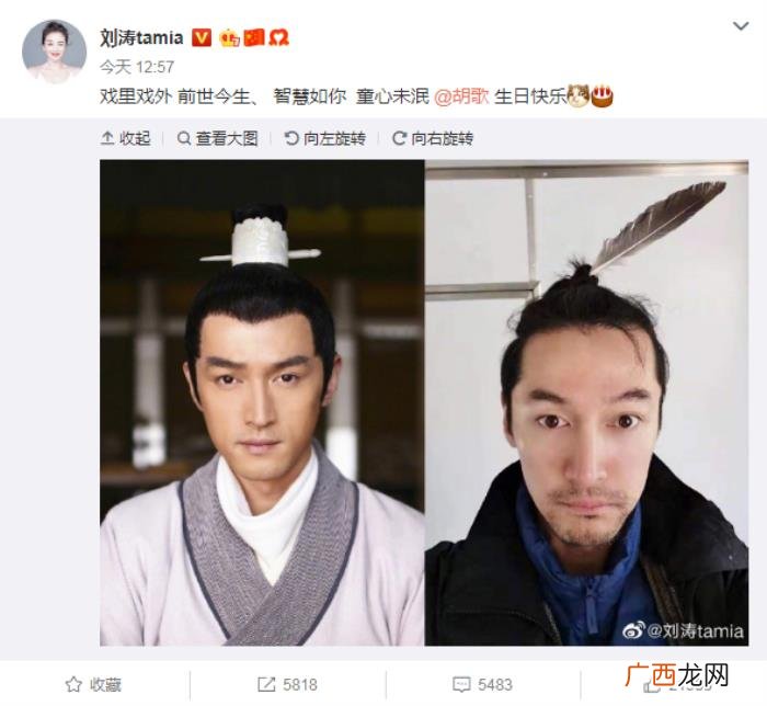 刘涛评价胡歌,刘涛为胡歌庆生方式特别揭露两...