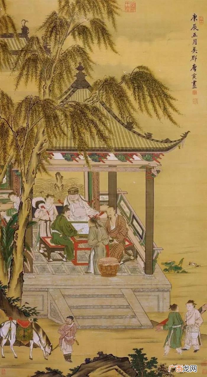 唐伯虎画价格，世人笑我太疯癫--唐伯虎高清书画作品30幅