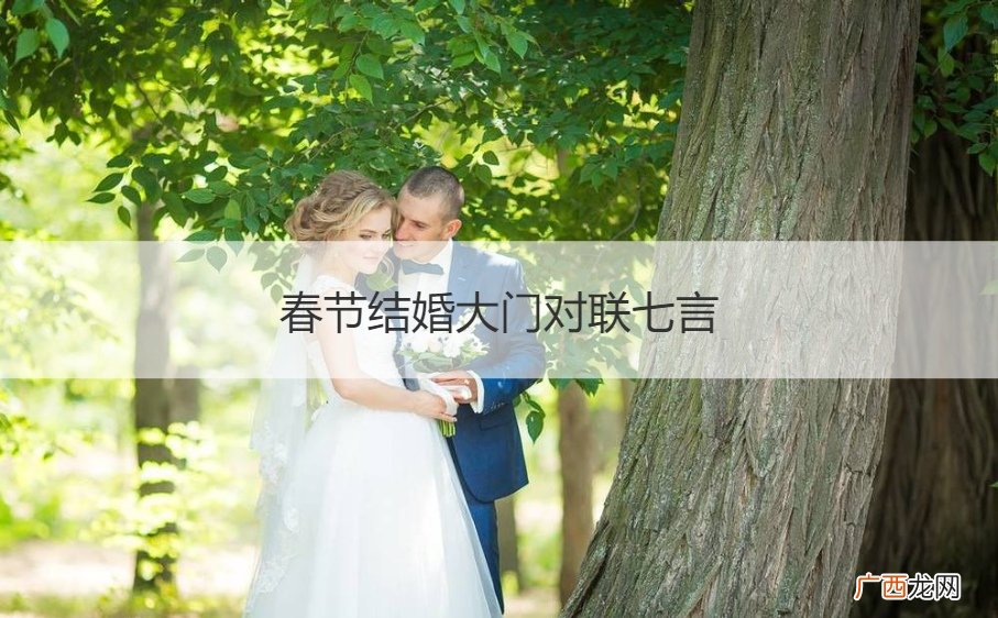结婚对联大门联七言 春节结婚大门对联七言