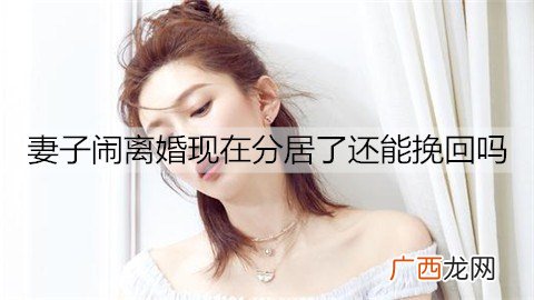 妻子闹离婚现在分居了，还能挽回吗?