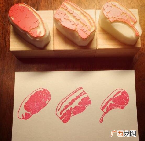 五花肉橡皮章怎么做？仿真名人、食物橡皮章如何制作？