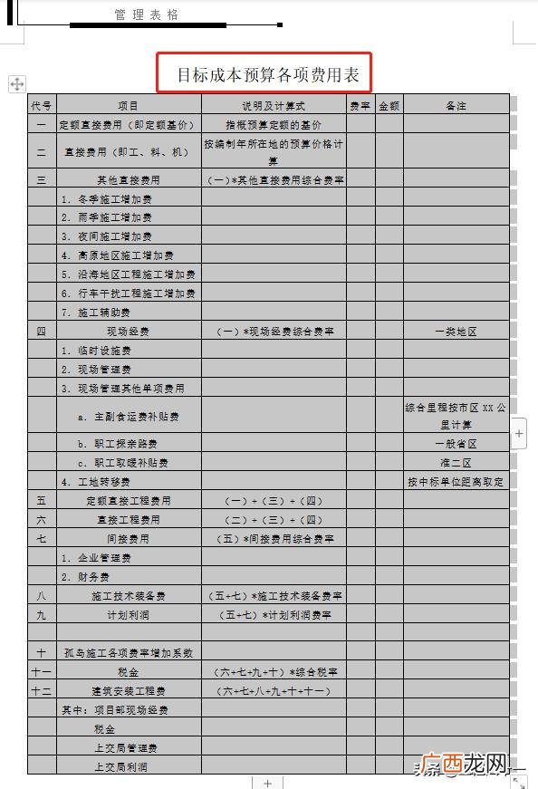 项目管理工具表格 项目管理工具方法